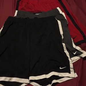 Lot of 3 XL Nike basketball shorts